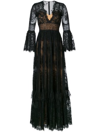 Zuhair Murad - v-neck lace gown