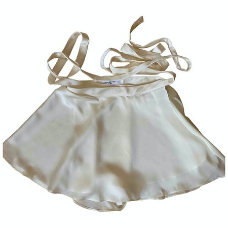Mini skirt Orseund Iris Ecru size S International in Polyester - 11363317