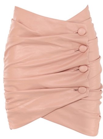 House of CB - Leather skirt pink