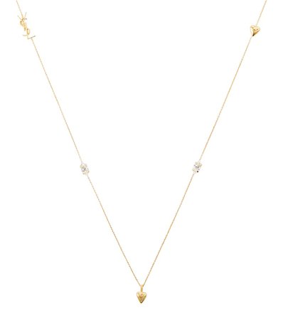 Saint Laurent - Embellished necklace | Mytheresa