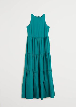Ruffled poplin dress - Women | Mango USA