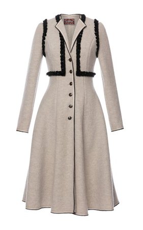 Tsar Wool-Blend Coat By Lena Hoschek | Moda Operandi