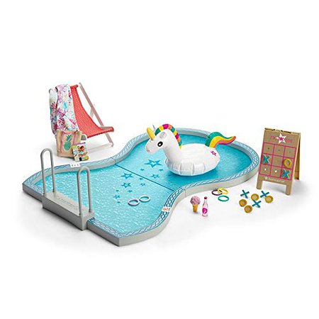 Amazon.com: American Girl Swimming Pool for Dolls (Doll not Included): Toys & Games