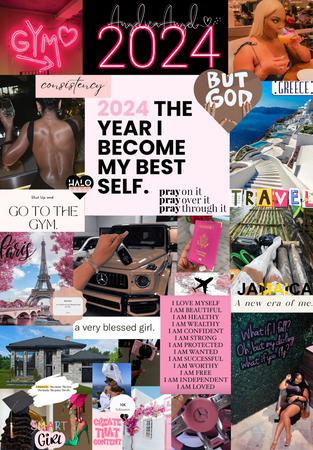 vision board 2024 Angelica Angel