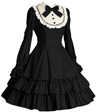 black lolita dress sweet gothic