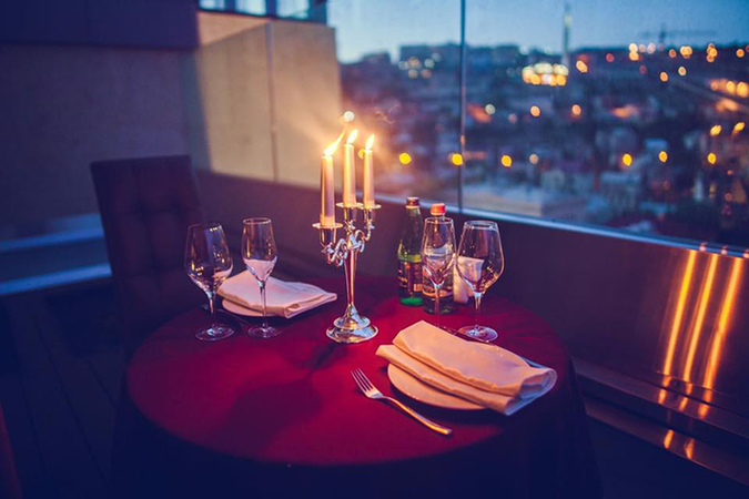 romantic rooftop dinner - Google Search