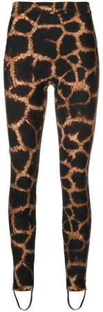 giraffee printed trousers