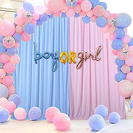 Amazon.com : Sensfun 7x5ft Little Feet Gender Reveal Backdrop Boy or Girl What Will Baby Be Party Decoration Pink Blue Backdrops for Baby Gender Reveal Surprise Party Banner Supplies : Electronics