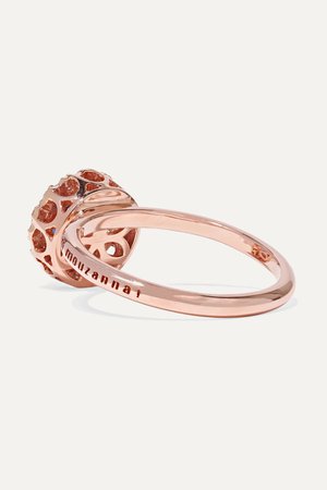 Rose gold Beirut 18-karat rose gold, sapphire and diamond ring | Selim Mouzannar | NET-A-PORTER