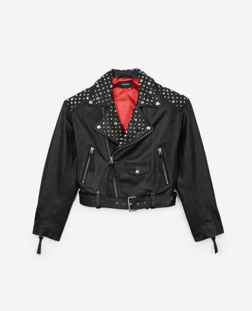 The Kooples Official Website - Studded black leather jacket