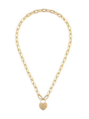 AMBUSH heart padlock chain necklace