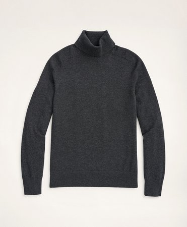 3-Ply Cashmere Turtleneck Sweater - Brooks Brothers