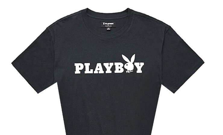 playboy logo tee
