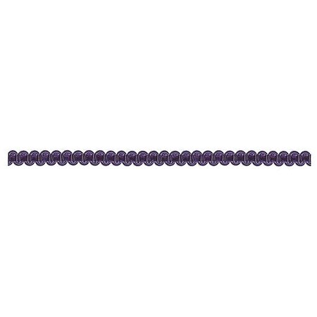 Purple Velvet Wave Braid Trim | Dunelm