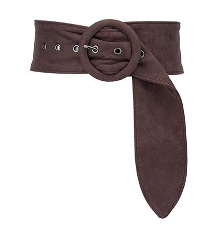 wide chocolate waist belt