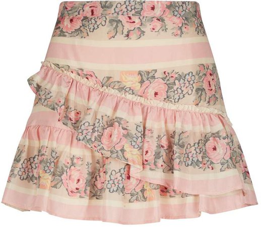 Love Shack Fancy Piper Ruffle Mini Skirt