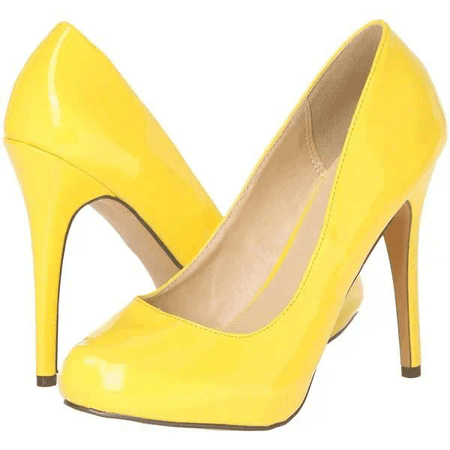Bright Yellow heels