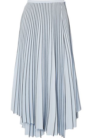 Proenza Schouler | Asymmetric pleated cady wrap skirt | NET-A-PORTER.COM
