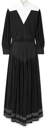 Open-back Jersey Maxi Dress - Black