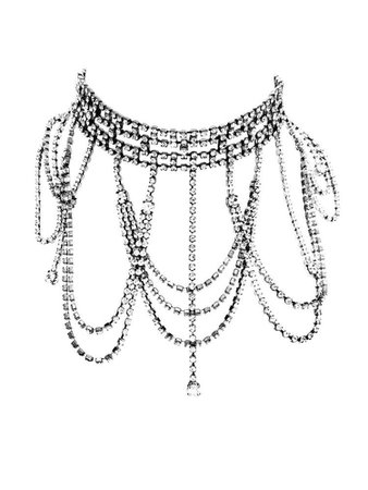 Diamond choker necklace