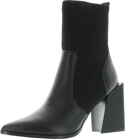 Amazon.com | Steve Madden Women's Tackle Ankle Boot, Black Leather, 6.5 | Ankle & Bootie