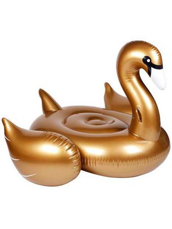 Shoppa Float Gold Swan - Online Hos Nelly.com