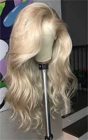 blond lace wig