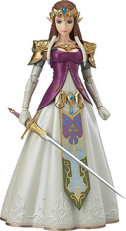 Amazon.com: Good Smile The Legend of Zelda Twilight Princess Zelda Figma Action Figure: Toys & Games