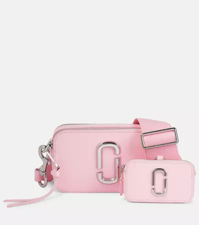 The Utility Snapshot Leather Camera Bag in Pink - Marc Jacobs | Mytheresa