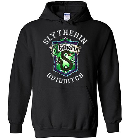 Amazon.com: TSHIRTAMAZING Slytherin Quidditch Blend Hoodie: Clothing