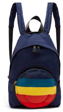 Chubby Smiley Backpack - Womens - Navy Multi