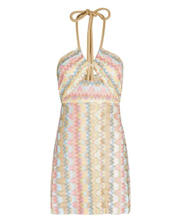 Alexis Everest Knit Halter Mini Dress | INTERMIX®