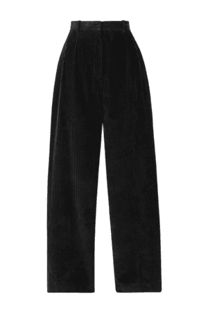 THE ROW Chandler cotton-corduroy straight-leg pants