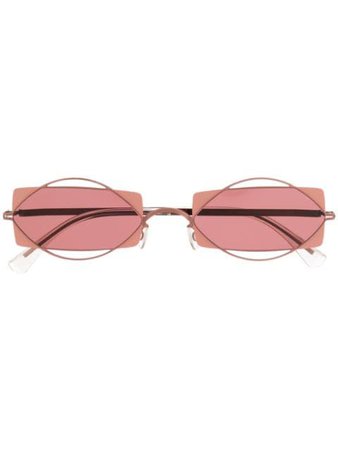 Mykita x Damir Doma Charlotte sunglasses pink CHARLOTTE - Farfetch