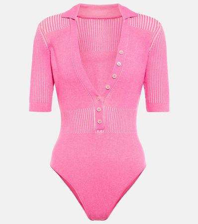 Le Body Yauco Bodysuit in Pink - Jacquemus | Mytheresa