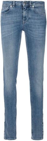 star panel skinny jeans