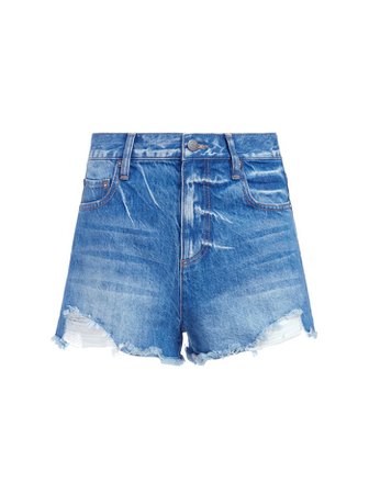 Amazing High Rise Vintage Short In Best Intentions | Alice And Olivia