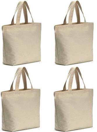 Amazon.com: Axe Sickle 4PCS Canvas Tote Bag Bottom Gusset 16 X 16 X 5 inch Heavy 12oz Tote Shopping Bag, Washable Grocery Tote Bag, Craft Canvas Bag with Handle, White.: Kitchen & Dining