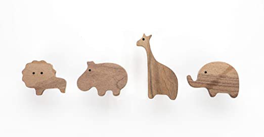 Amazon.com: Safari Nursery Decor - Kids Wall Hooks - Kids Coat Hooks - Animal Nursery Decor: Office Products