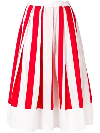 Comme Des Garçons Girl Striped Full Skirt Ss19 | Farfetch.com