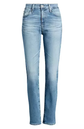 AG Mari High Waist Slim Straight Leg Jeans | Nordstrom