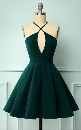 green formal dress