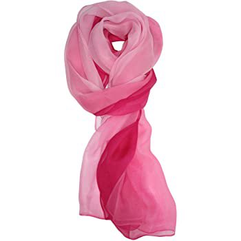 Ted and Jack - Silk Ombre Lightweight Accent Scarf in Teals at Amazon Women’s Clothing store
