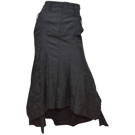 junya watanabe ss2007 black skirt