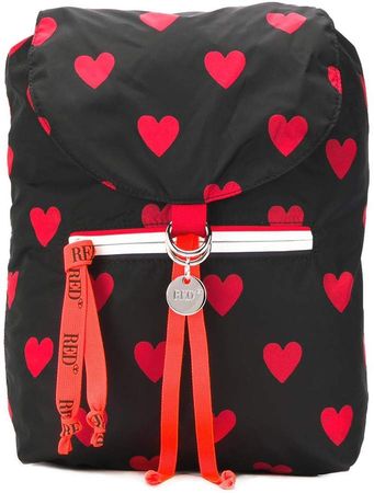 RED(V) heart backpack