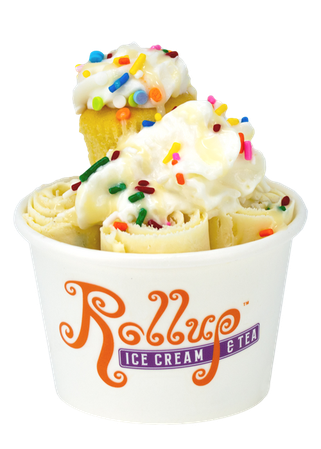 *clipped by @luci-her* Birthday Cake Rollup Ice Cream