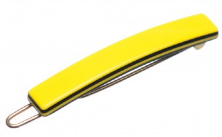 yellow hair clip