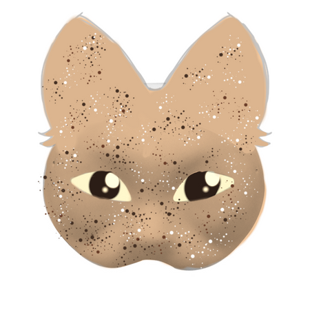 Brown Therian Cat Mask 