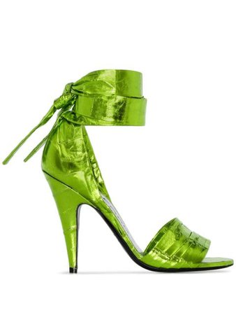 Green Tom Ford 105mm wrap-style sandals - Farfetch