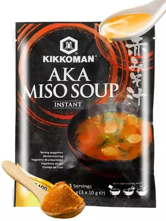 aka miso soup red